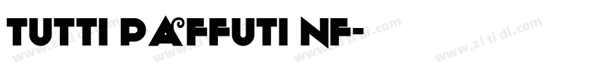Tutti Paffuti NF字体转换